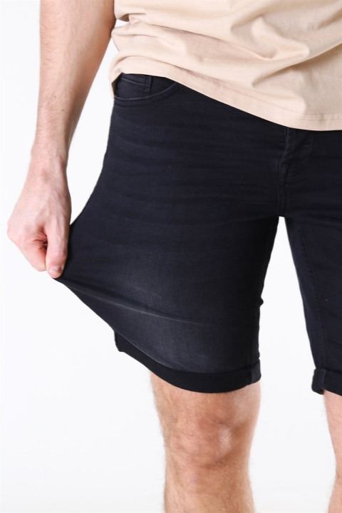 Only & Sons Ply PK 2021 Shorts Black Denim