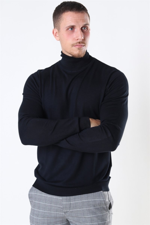 Jeff Potter Turtleneck Strik Black