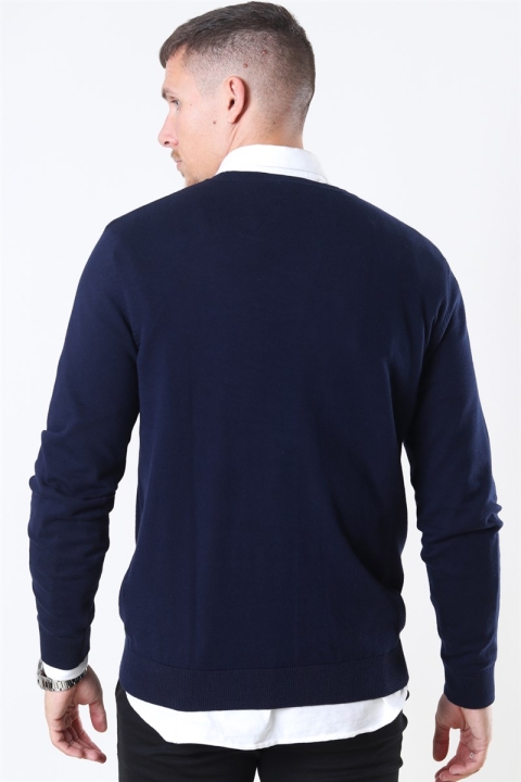 Selected Berg Crew Neck Navy Blazer