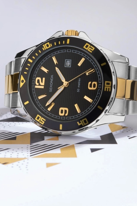 Sekonda 1581 Two-Tone Sports Klokke