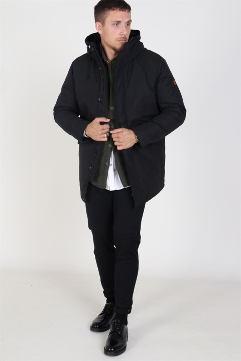 Jack & Jones Wetford Parka Jakke Black