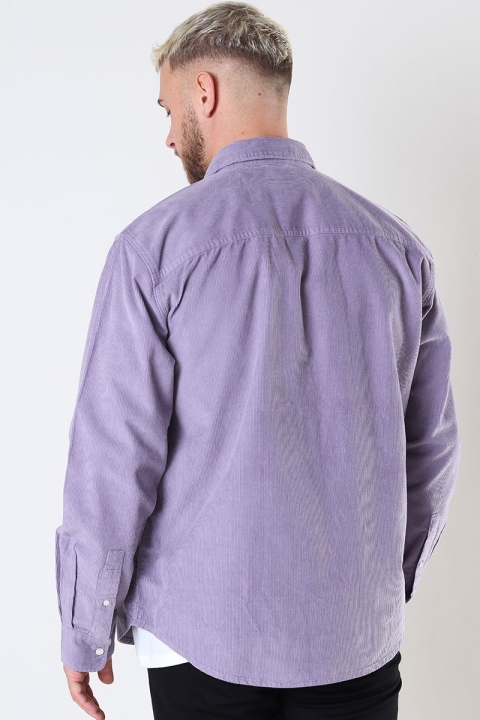 ONLY & SONS ONSALP RLX 2PKT WASHD CORD LS SHIRT NOOS Purple Ash