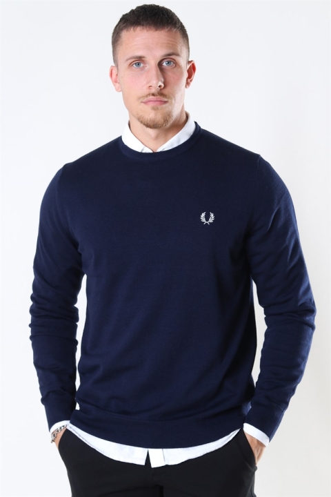 Fred Perry Classic CN Strikke Navy