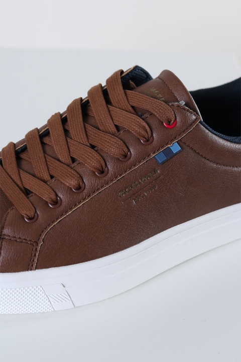 Jack & Jones Bale PU Sneakers Cognac