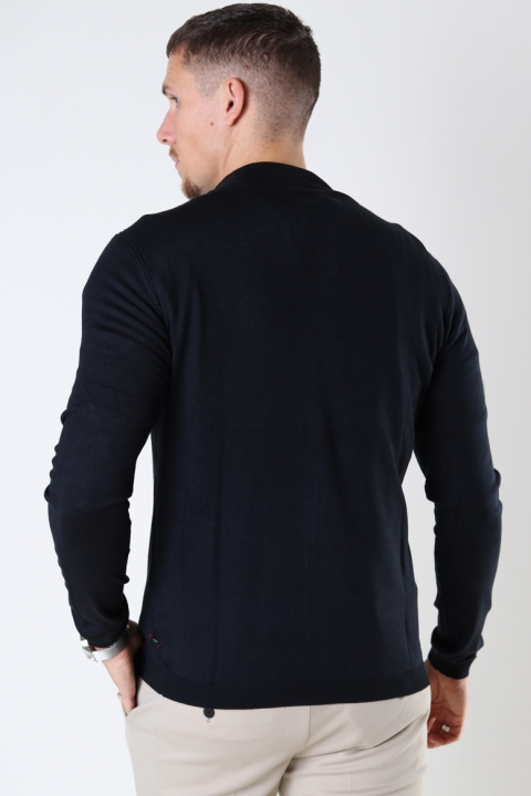 JEFF LAUGE FULL ZIP CARDIGAN Black