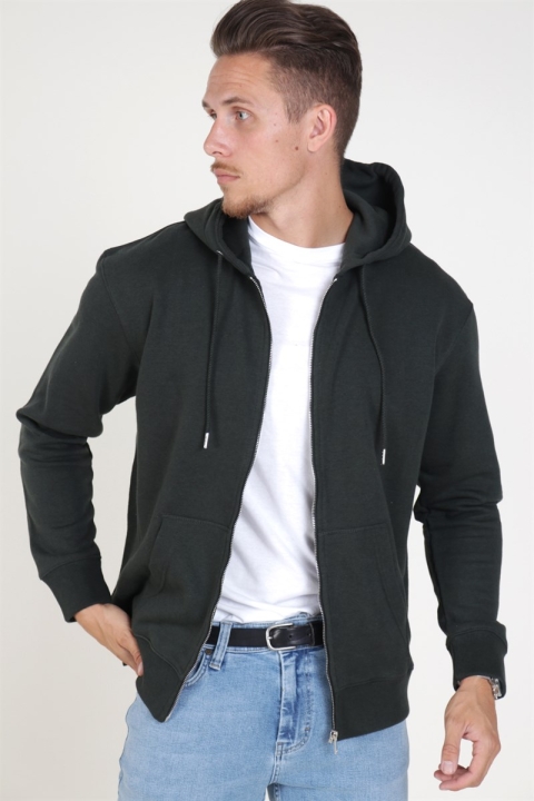 Jack & Jones Soft Genser Zip Hood Rosin