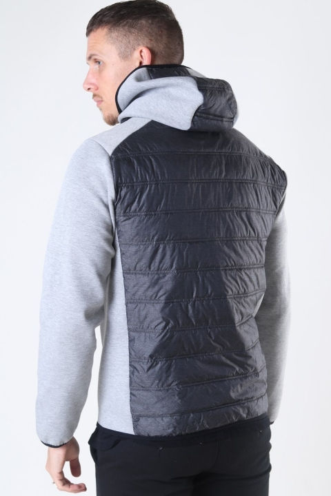 Jack & Jones Toby Hybrid Jakke Light Grey Melange