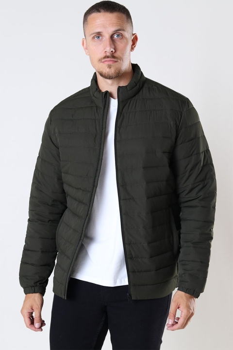 Jack & Jones RECYCLE PUFFER COLLAR Rosin