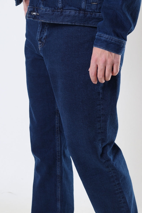 ONLY & SONS EDGE LOOSE DARK BLUE JEANS Dark Blue Denim