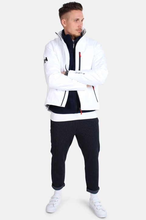 Helly Hansen Crew Midlayer Jakke White