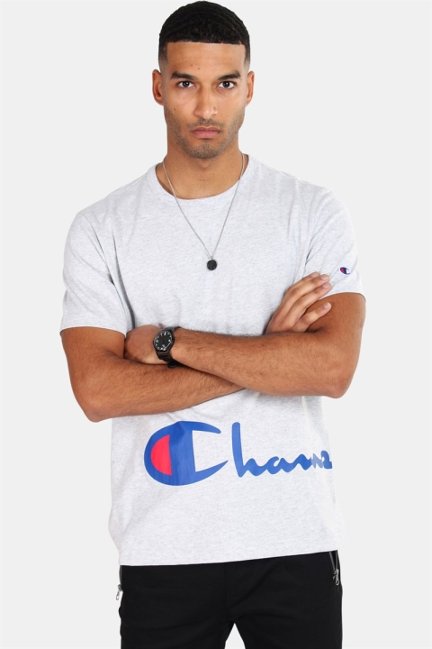 Champion Crewneck T-skjorte Light Grey