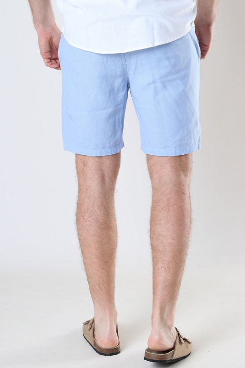 Kronstadt Chill Linen Shorts Light blue