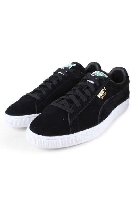 Puma Semsket Classic Sneakers Black Team Gold-White