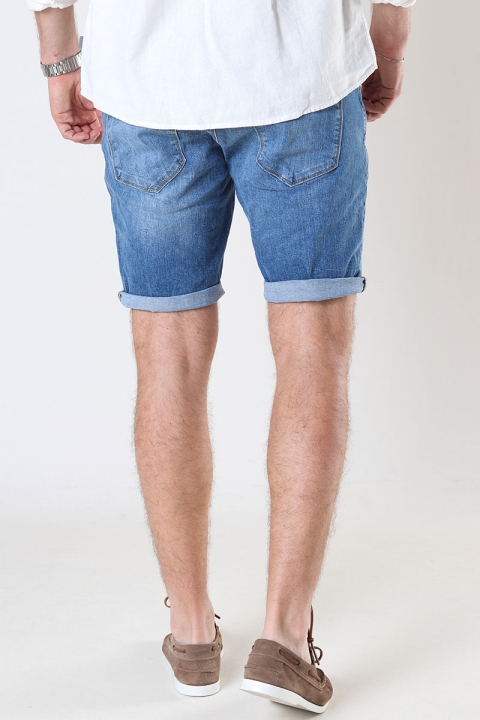 Clean Cut Copenhagen Chris Stretch Shorts 3001 Mid Blue Denim