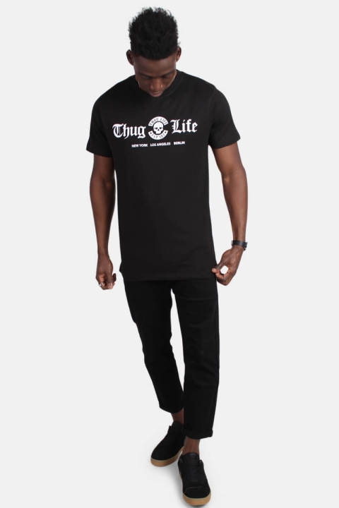 Mister Tee MT384 Thug Life Cities Tee Black