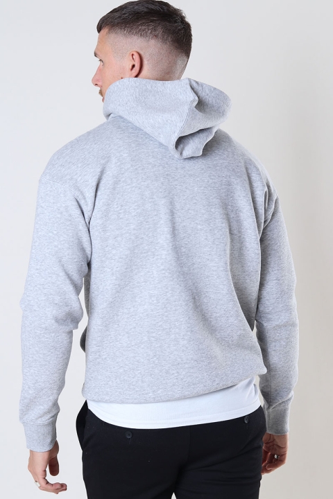 Jack & Jones STAR BASIC SWEAT HOOD Light Grey Melange