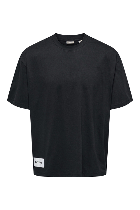 ONLY & SONS Lale Oversize Fit Tee Jet Black