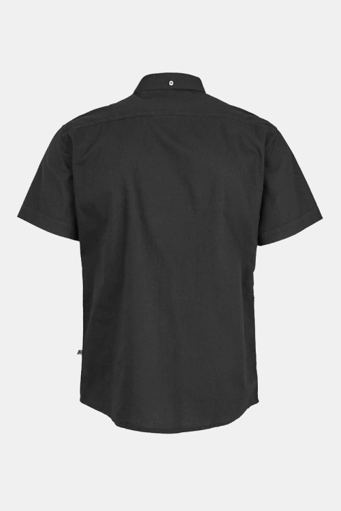 Kronstadt Johan Oxford Dyed S/S Skjorte Black