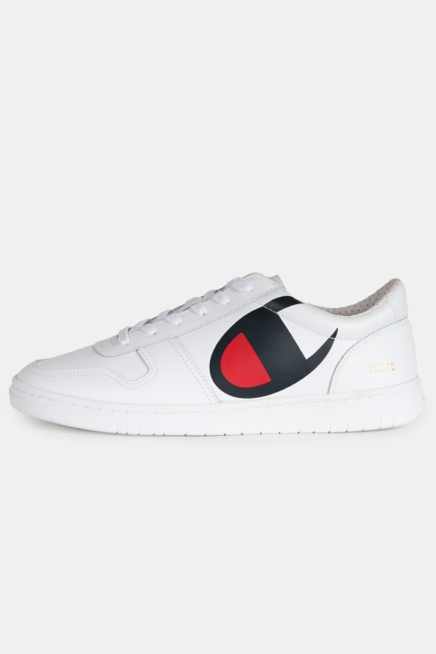 Champion 919 Pro Low Top 'C' Patch Sneakers White