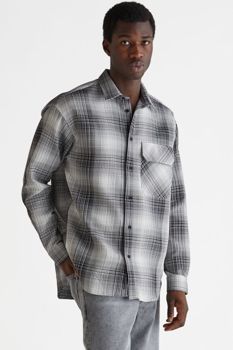 Woodbird Stoll Crook Shirt Light Grey