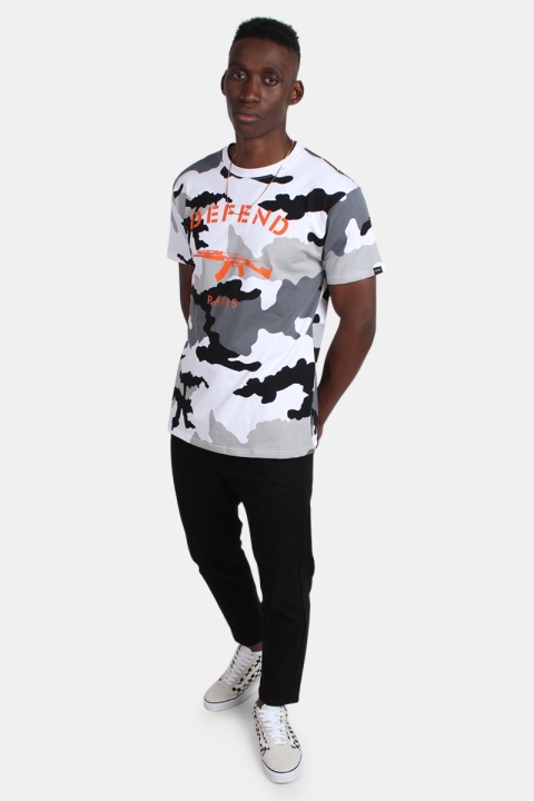 Defend Paris Paris T-skjorte Camo Black/White