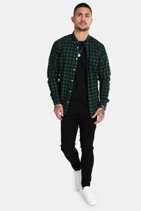 Kronstadt Johan Check Gr.18 Skjorte Green