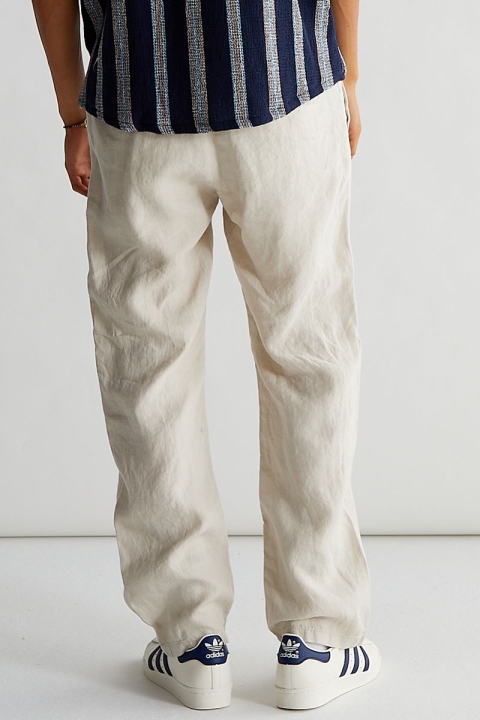 Woodbird Eik Linen Pant Sand