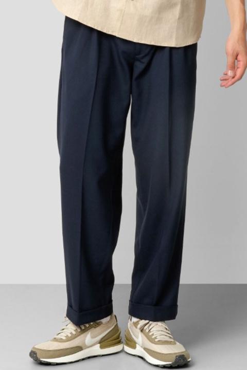 Clean Cut Copenhagen Lyon XO Pleat Pants Dark Navy