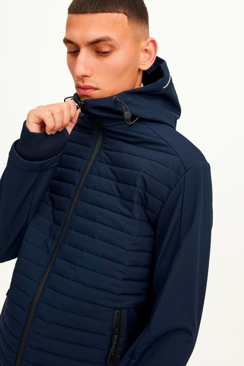 Jack & Jones JCOTOBY AIR HYBRID JACKET SN Navy Blazer