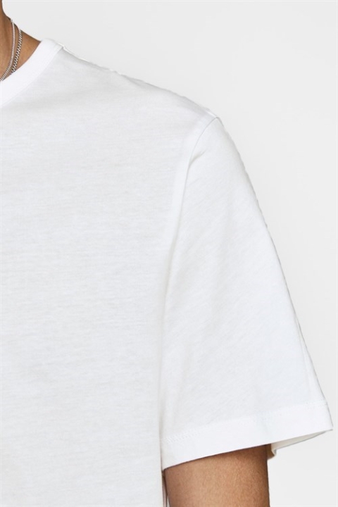 Jack & Jones Basic Crew Tee SS 2-Pack White