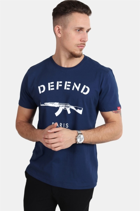 Defend Paris Paris T-skjorte Denim