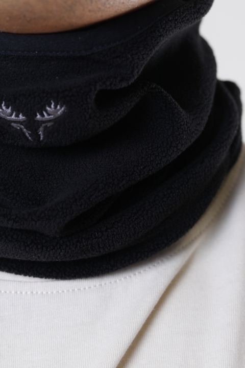 Fat Moose FM Fleece Tube Scarf Black