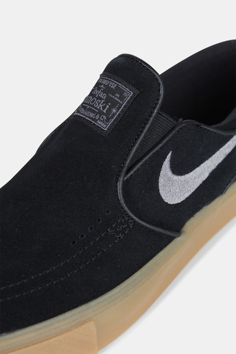 Nike Zoom Stefan Janoski Slip Blk/Gunsmoke-Gum Light Brown