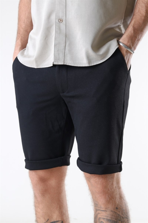 Denim Project Ponte Shorts Black