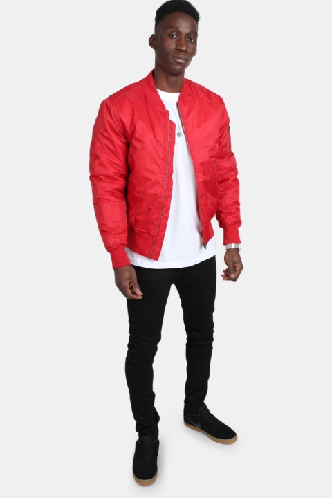 Urban Classics Bomber Jakke Fire Red