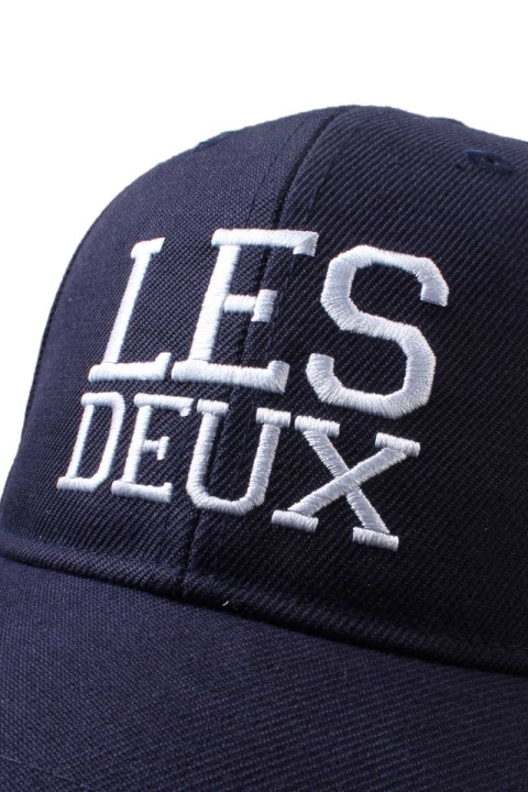 Les Deux Baseball Caps Navy 