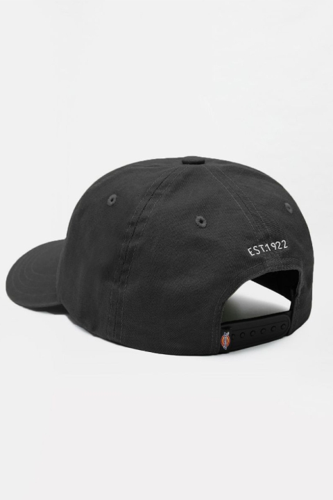 DICKIES 9 PANEL LOGO CAP  BLACK