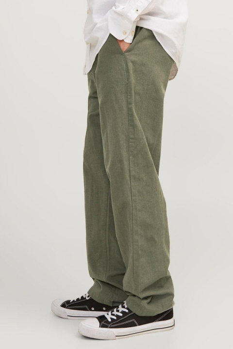 Jack & Jones Kane Summer Linen Jogger Pants Dusty Olive