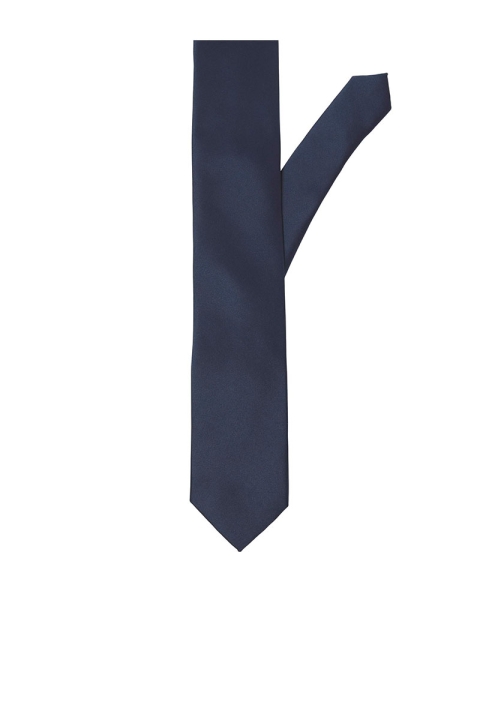 Jack & Jones Solid Tie Navy Blazer