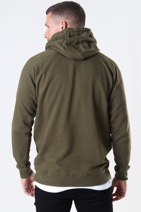 Denim Project Logo Hoodie Olive