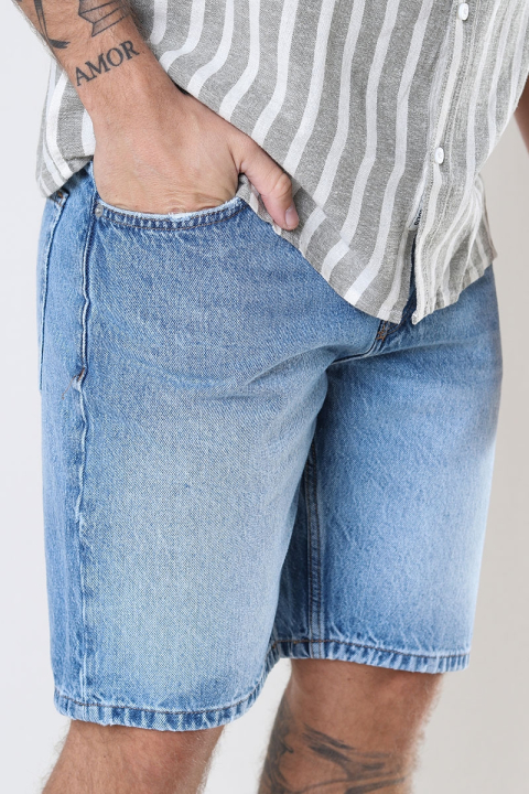 ONLY & SONS Edge Denim Shorts  Light Blue Denim