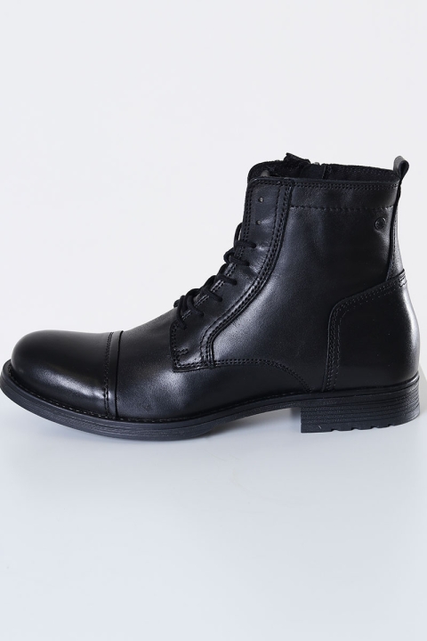 Jack & Jones RUSSEL LEATHER BOOTS Anthracite