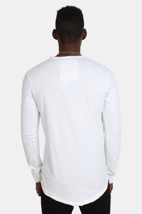 Gabba Filip Slub L/S T-skjorte White