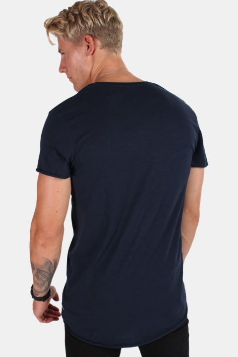Jack & Jones T-skjorte Neck Noos Navy Blazer Reg Fit