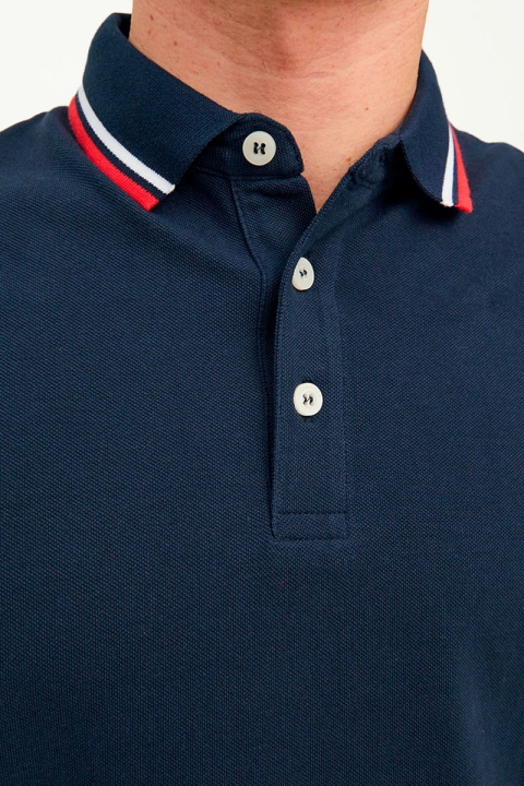 Jack & Jones PAULOS POLO LS Navy Blazer