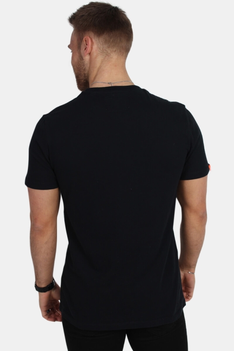 Superdry Orange Label Vintage Emb T-skjorte Black