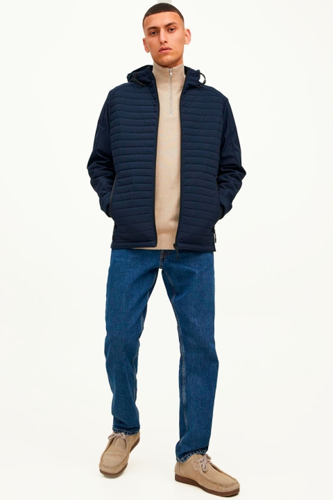 Jack & Jones JCOTOBY AIR HYBRID JACKET SN Navy Blazer