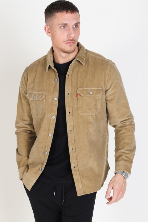 Levis Jackson Worker Skjorte Harvest Gold Cord