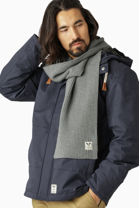 Fat Moose FM Scarf Light Grey Melangé