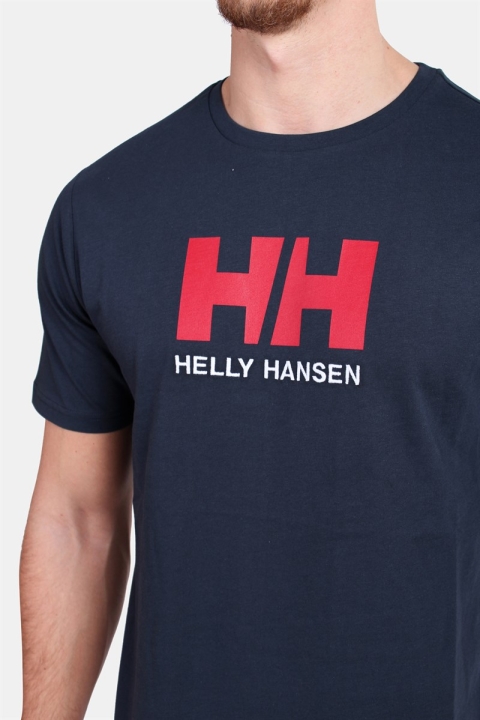 Helly Hansen Logo HH T-skjorte Navy